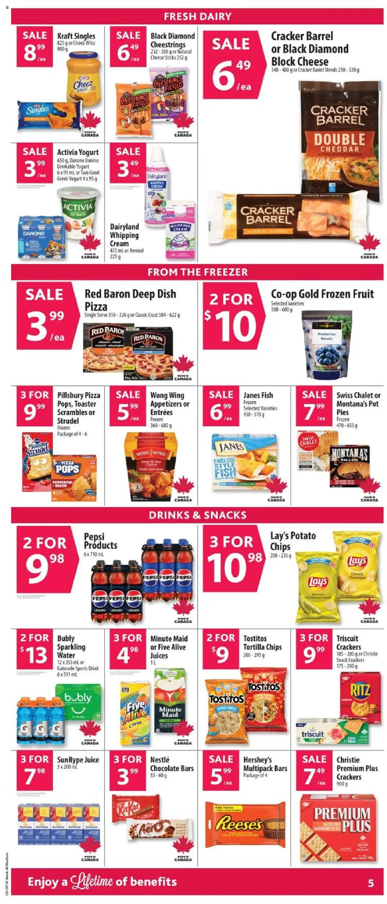 Co-op Food flyer valid from 25.09.2025 | Page: 11 | Products: Freezer, Toaster, Cheese, Pizza