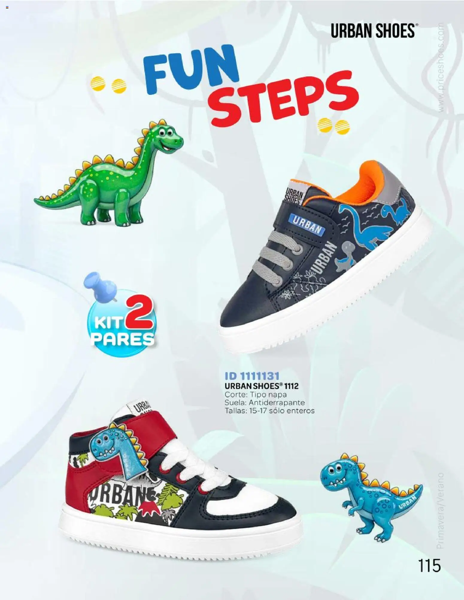 Nuevas ofertas de Price Shoes válidas en toda la República Mexicana desde el 25.04.2026. ¡Encuentra las mejores ofertas en Price Shoes catálogo Kids todo en uno! | Página: 115