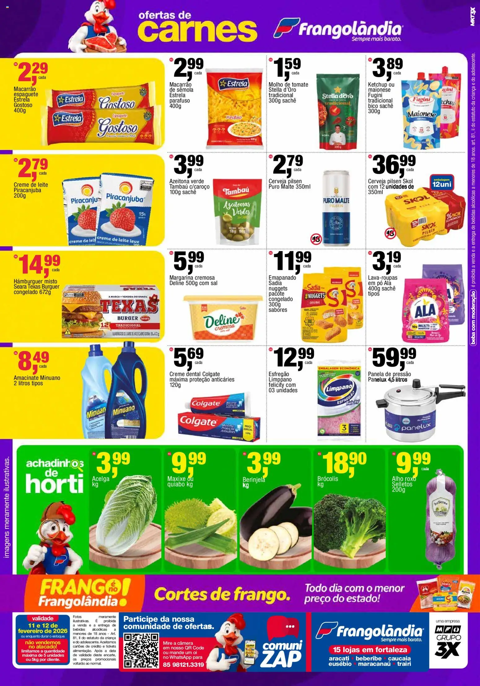 Frangolândia Folheto - válido de 11.02.2026 | Página: 2 | Produtos: Azeitonas, Panela, Panela de pressão, Leite
