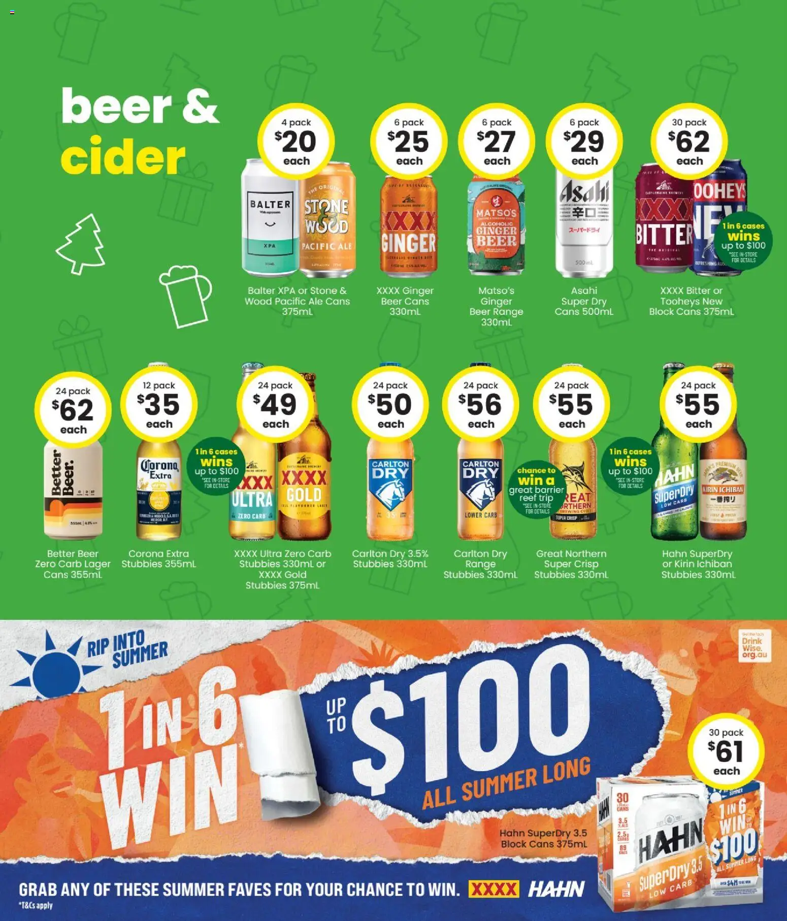 The Bottle-O catalogue - valid from 08.12.2025 | Page: 4 | Products: Ginger, Beer, Wood