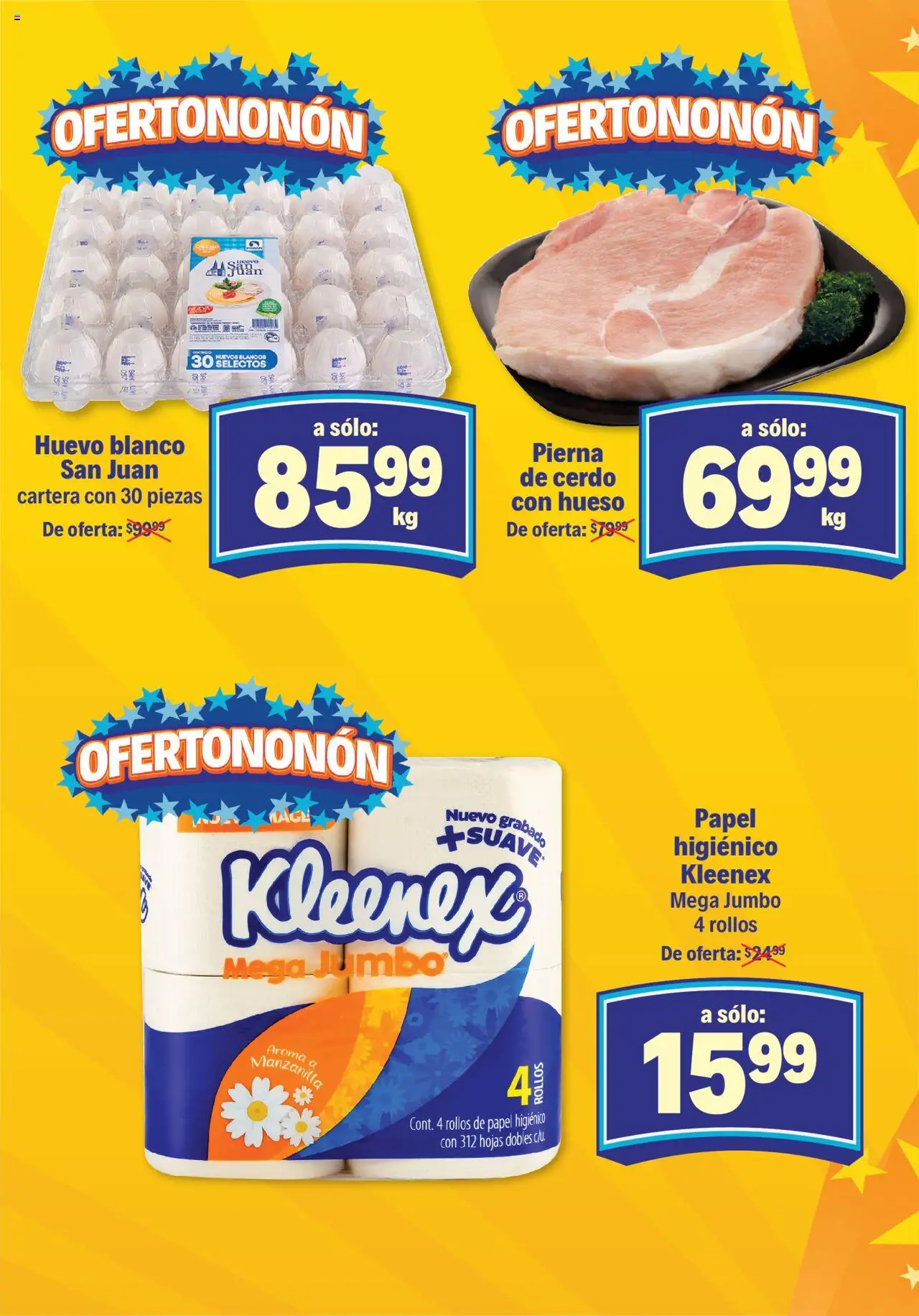 Nuevas ofertas de S-Mart válidas en toda la República Mexicana desde el 17.10.2025. ¡Encuentra las mejores ofertas en S-Mart folleto Ofertas de Feria Juárez! | Página: 1 | Productos: Huevo, Huevos, Cerdo, Papel higiénico