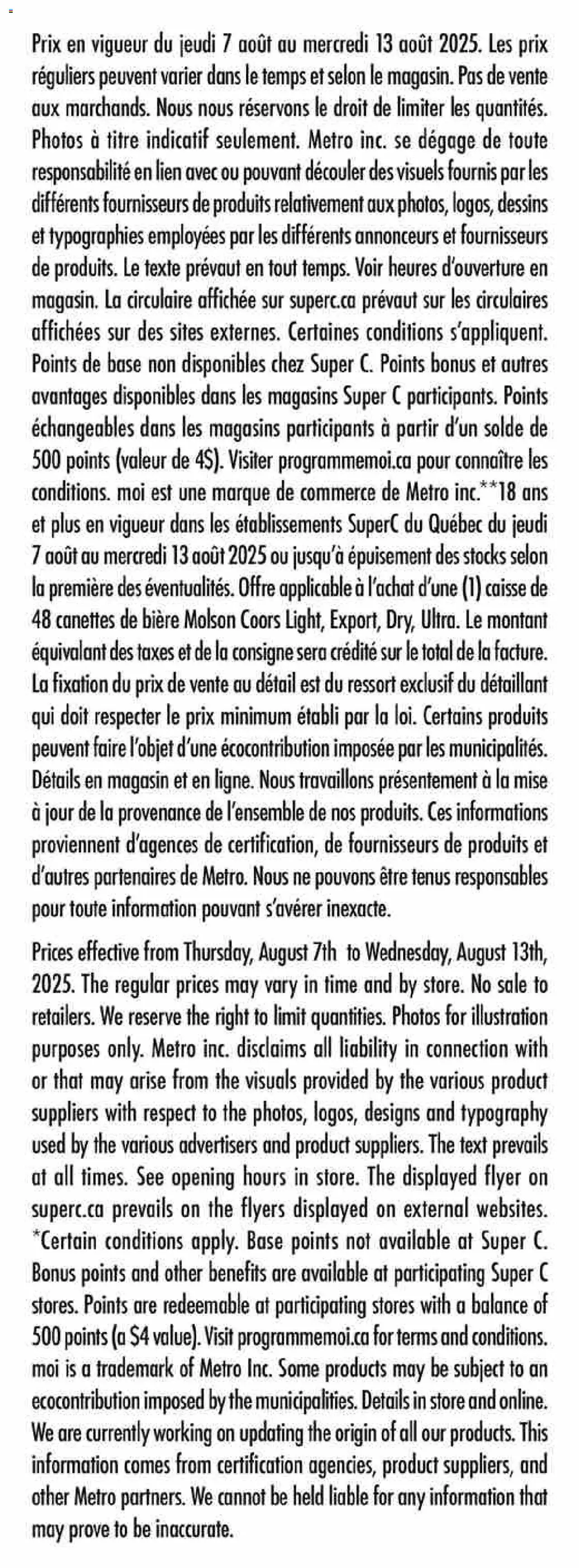 Super C flyer valid from 07.08.2025 | Page: 13