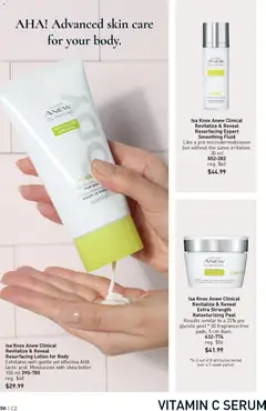 Preview of Avon - Brochure Campaign from shop Avon valid from 15.01.2026 | Page: 56 | Products: Peeling, Body lotion