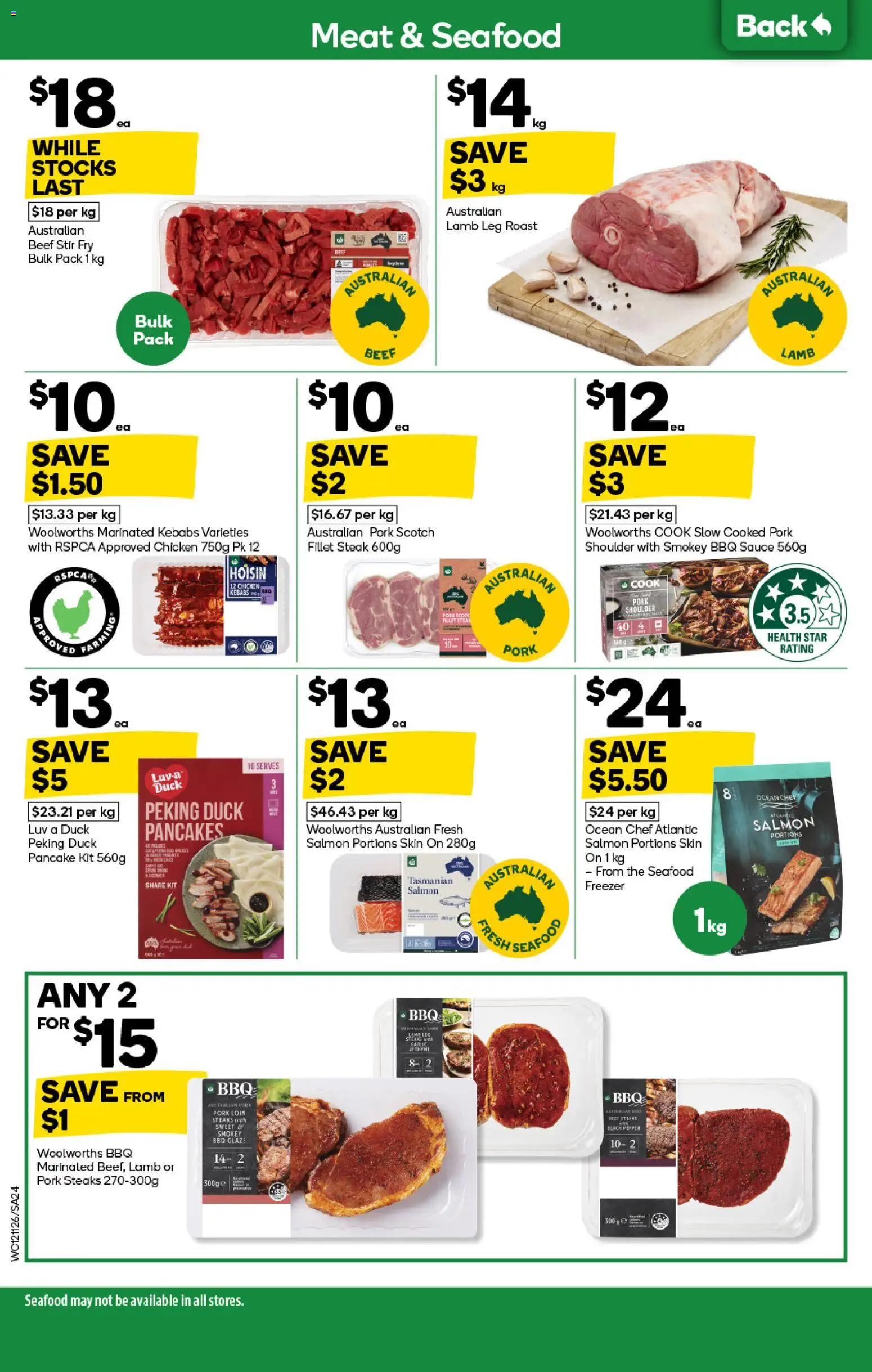 Woolworths catalogue - valid from 12.11.2025 | Page: 24 | Products: BBQ Sauce, Duck, Steak, Scotch