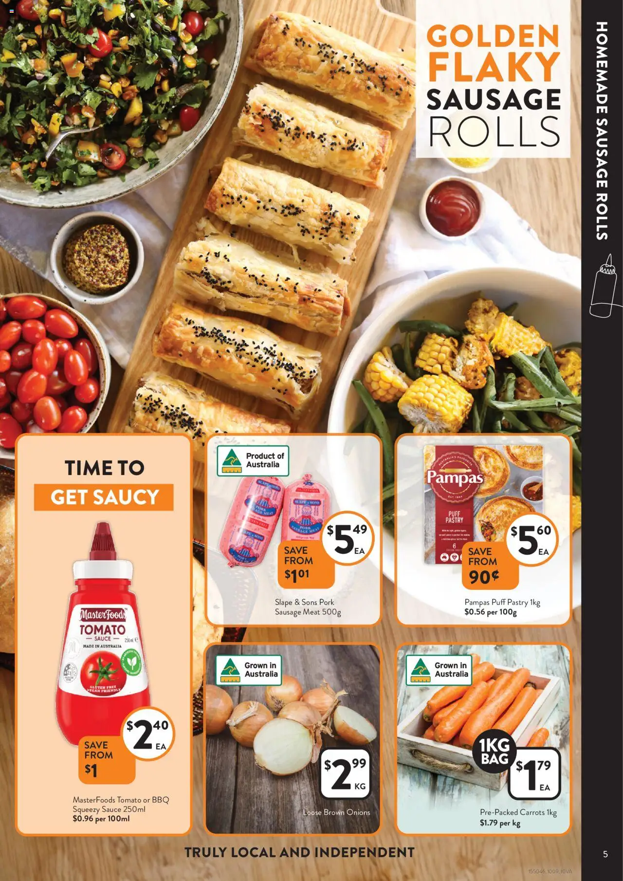 Foodworks catalogue - valid from 10.09.2025 | Page: 5 | Products: Pork, Meat, Carrots, Sauce