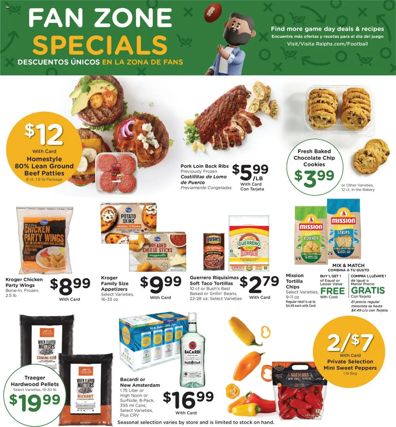 Ralphs Weekly Ad - valid from 22.10.2025 | Page: 11 | Products: Bakery, Cheese, Cookies, Game