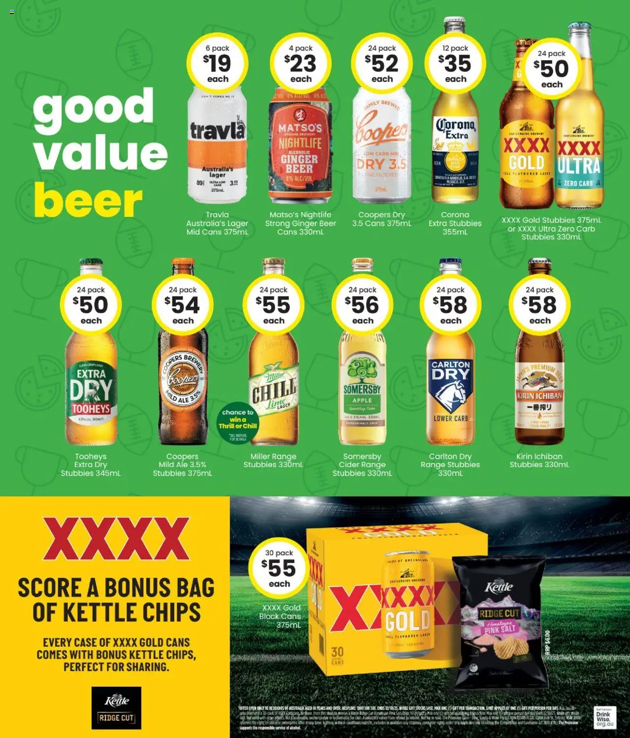 The Bottle-O catalogue - valid from 15.09.2025 | Page: 3 | Products: Ginger, Chips, Case, Press