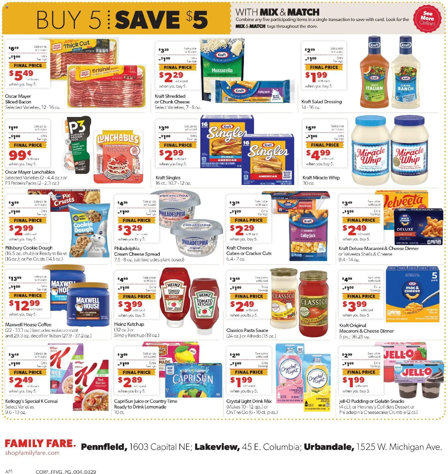 Family Fare Grand ReOpening - valid from 29.03.2026 | Page: 8 | Products: Milk, Coffee, Chocolate, Pizza