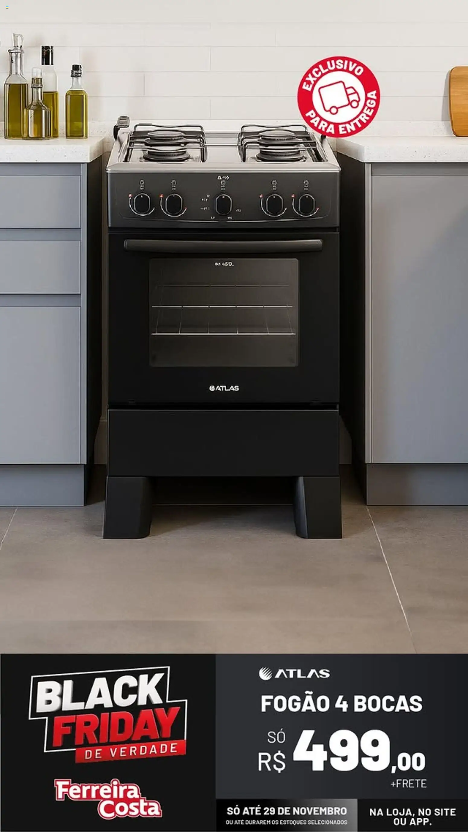 Ferreira Costa Folheto - válido de 25.11.2025 | Página: 4 | Produtos: Fogão