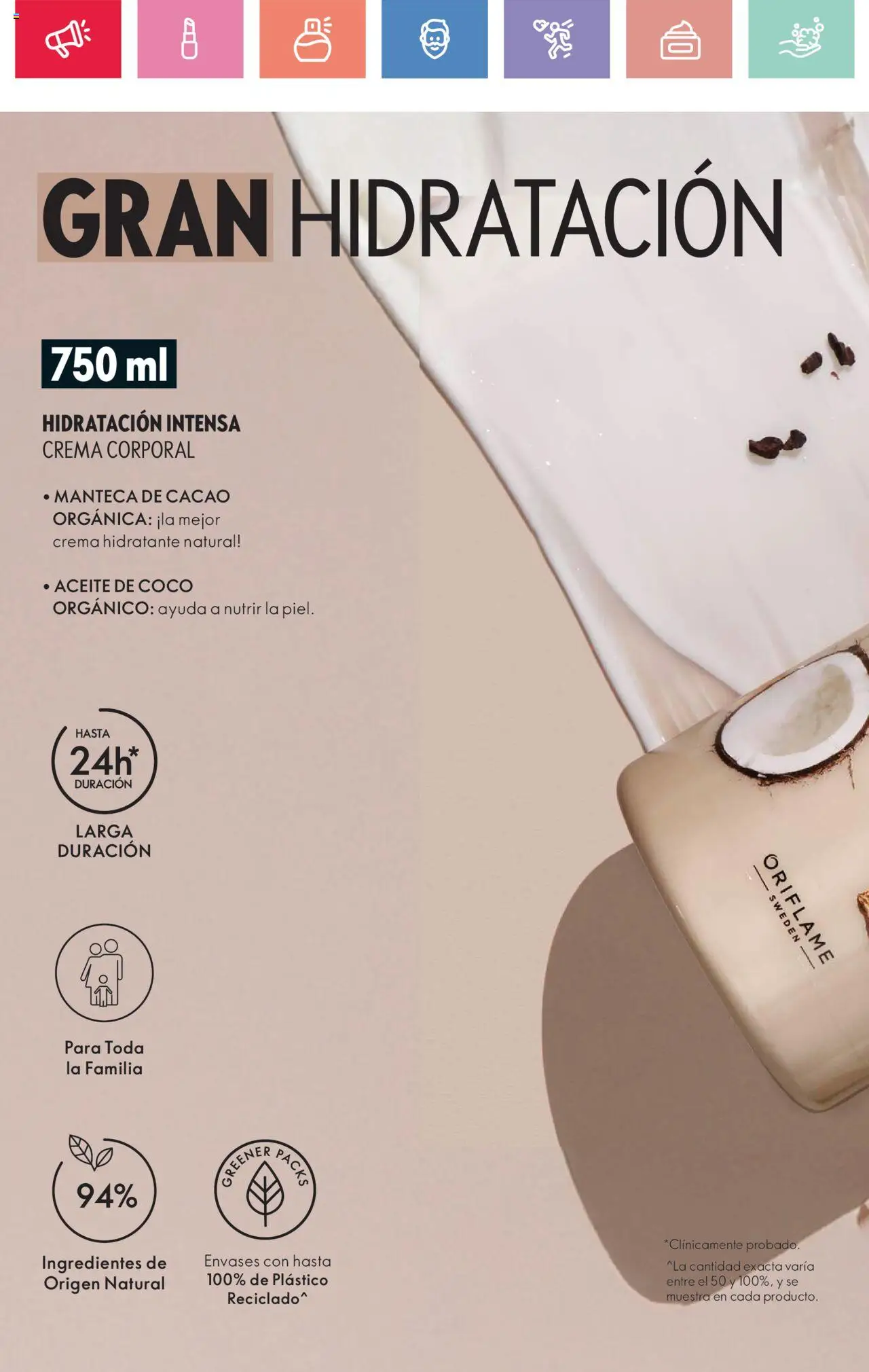 Oriflame catálogo │ válido desde el 21.06.2025 | Página: 112 | Productos: Cacao, Manteca, Aceite, Crema