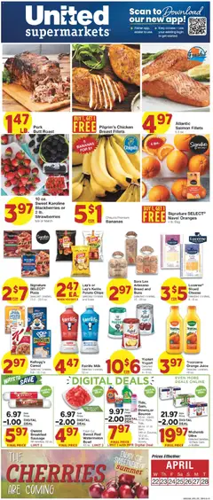 Preview of United Supermarkets weekly ads valid from 22.04.2026