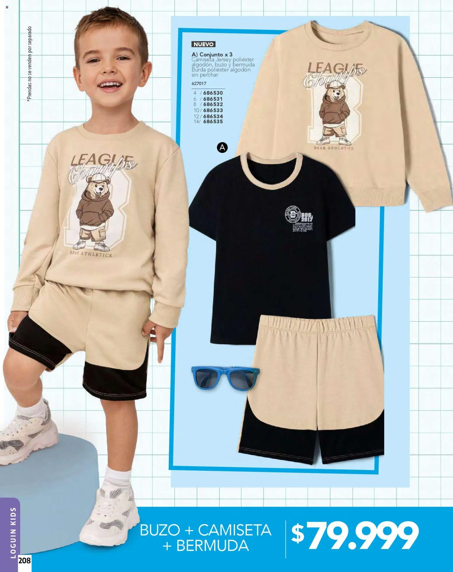 Pacifika revista - valida desde el 01.01.2026 | Página: 208 | Productos: Algodón, Buzo, Camiseta, Conjunto