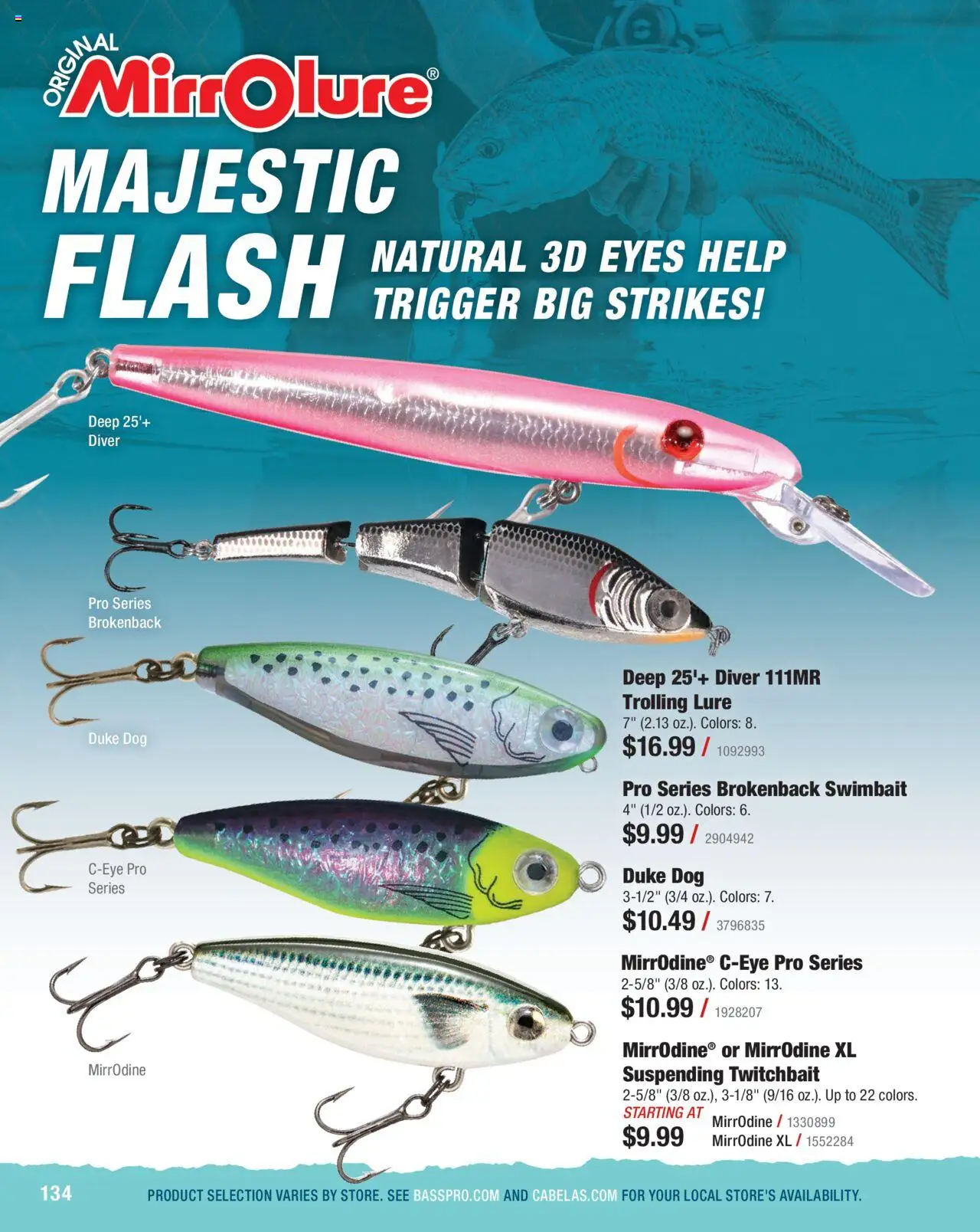 Cabela's Saltwater Specialist 25 - valid from 01.01.2025 | Page: 134 | Products: Lure