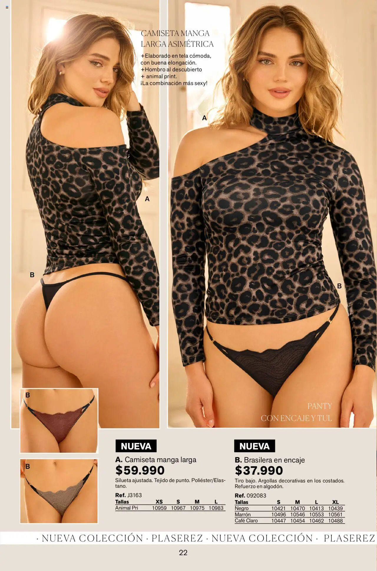 Leonisa revista - valida desde el 12.09.2025 | Página: 22 | Productos: Camiseta, Combinación, Café