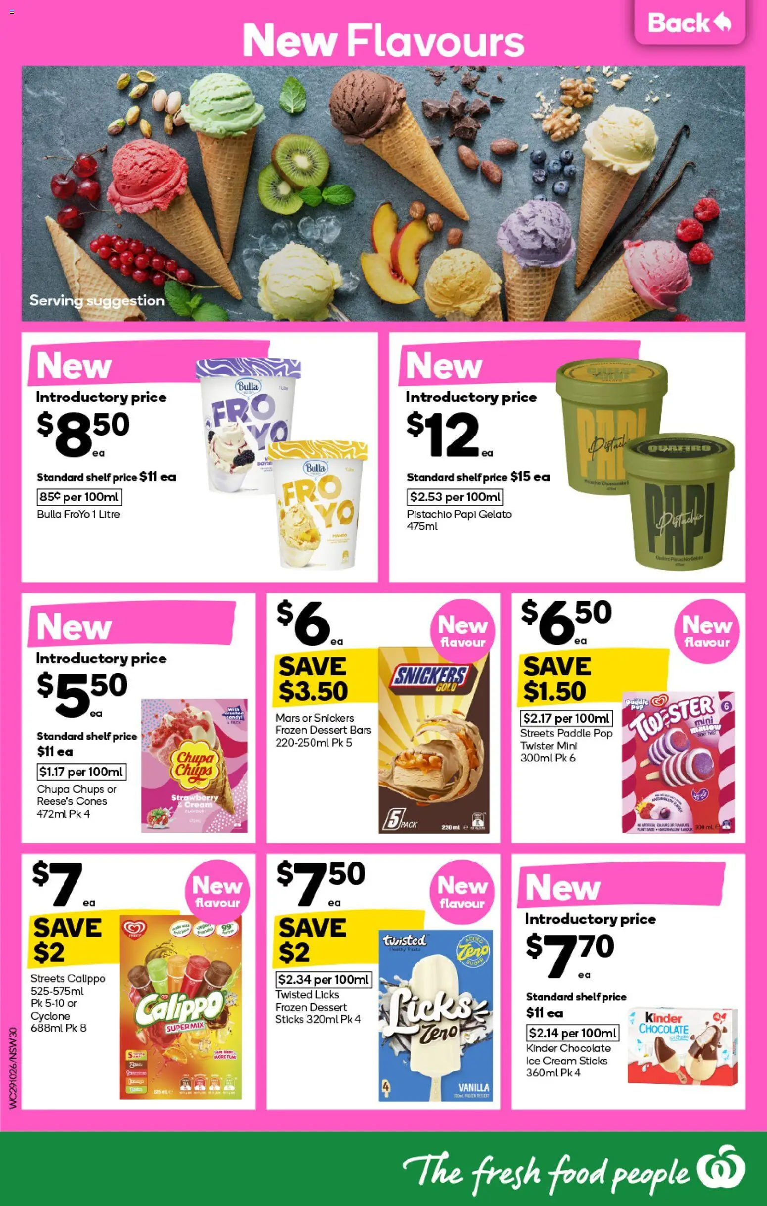 Woolworths catalogue - valid from 29.10.2025 | Page: 30 | Products: Shelf, Chocolate, Cream, Ice cream