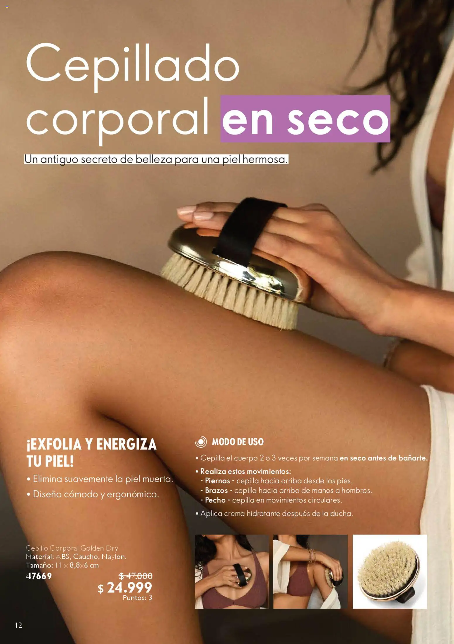 Oriflame revista - valida desde el 07.03.2026 | Página: 12 | Productos: Crema, Cepillo