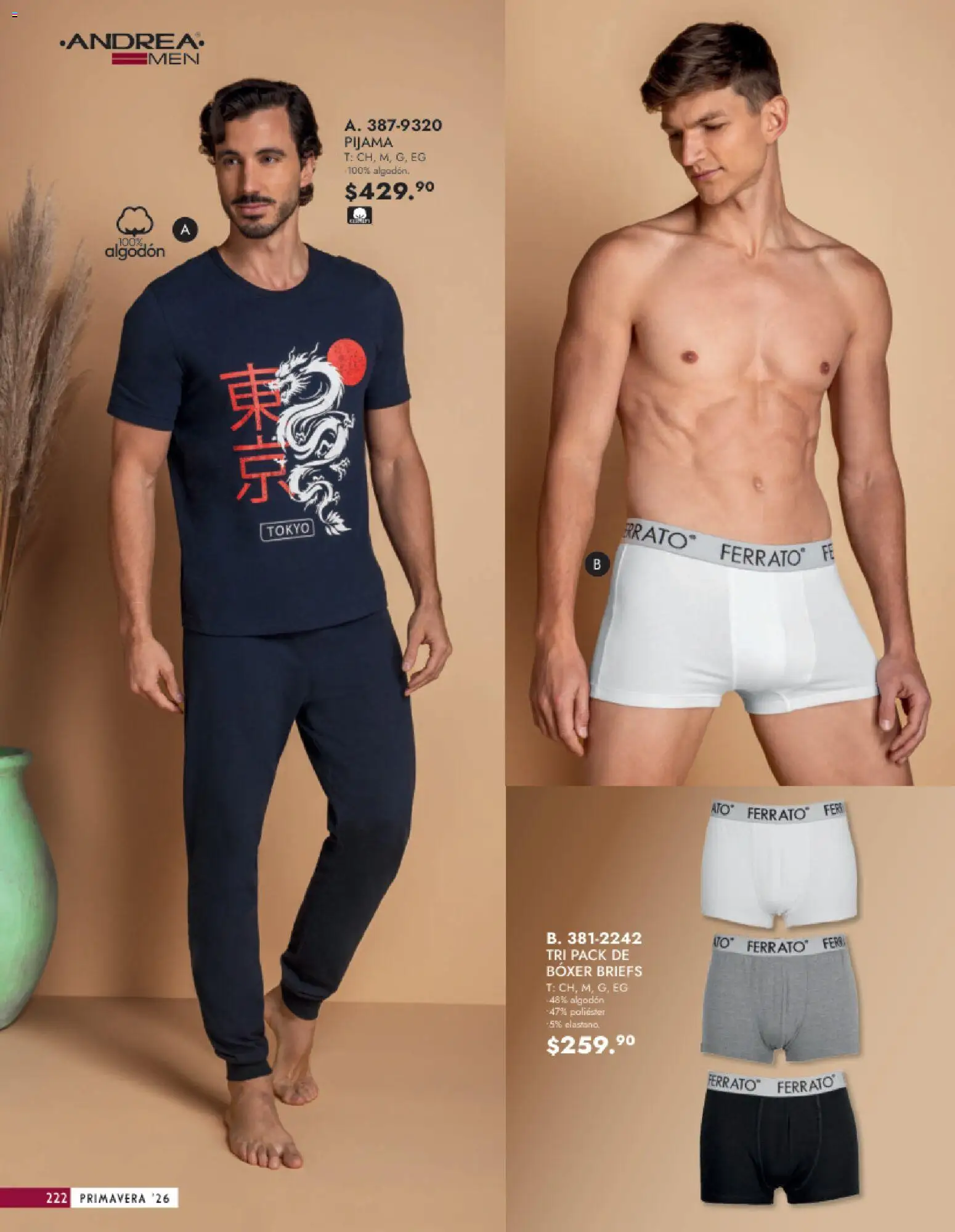 Nuevas ofertas de Andrea válidas en toda la República Mexicana desde el 25.01.2026. ¡Encuentra las mejores ofertas en Andrea catálogo Vestir Caballero ! | Página: 64