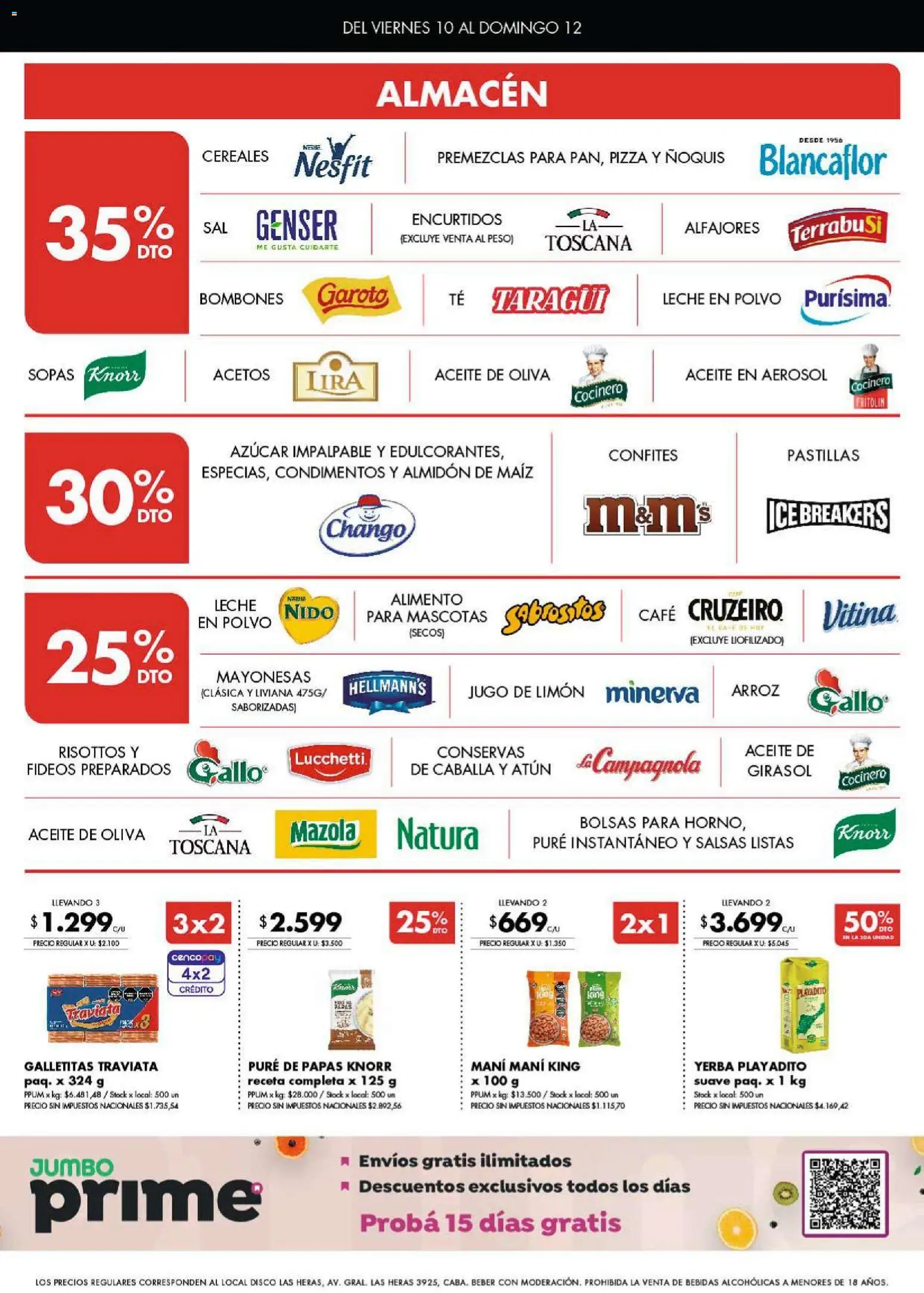 Disco - Ofertas | Córdoba │ válido desde el 09.04.2026 | Página: 3 | Productos: Galletitas, Maiz, Mani, Jugo