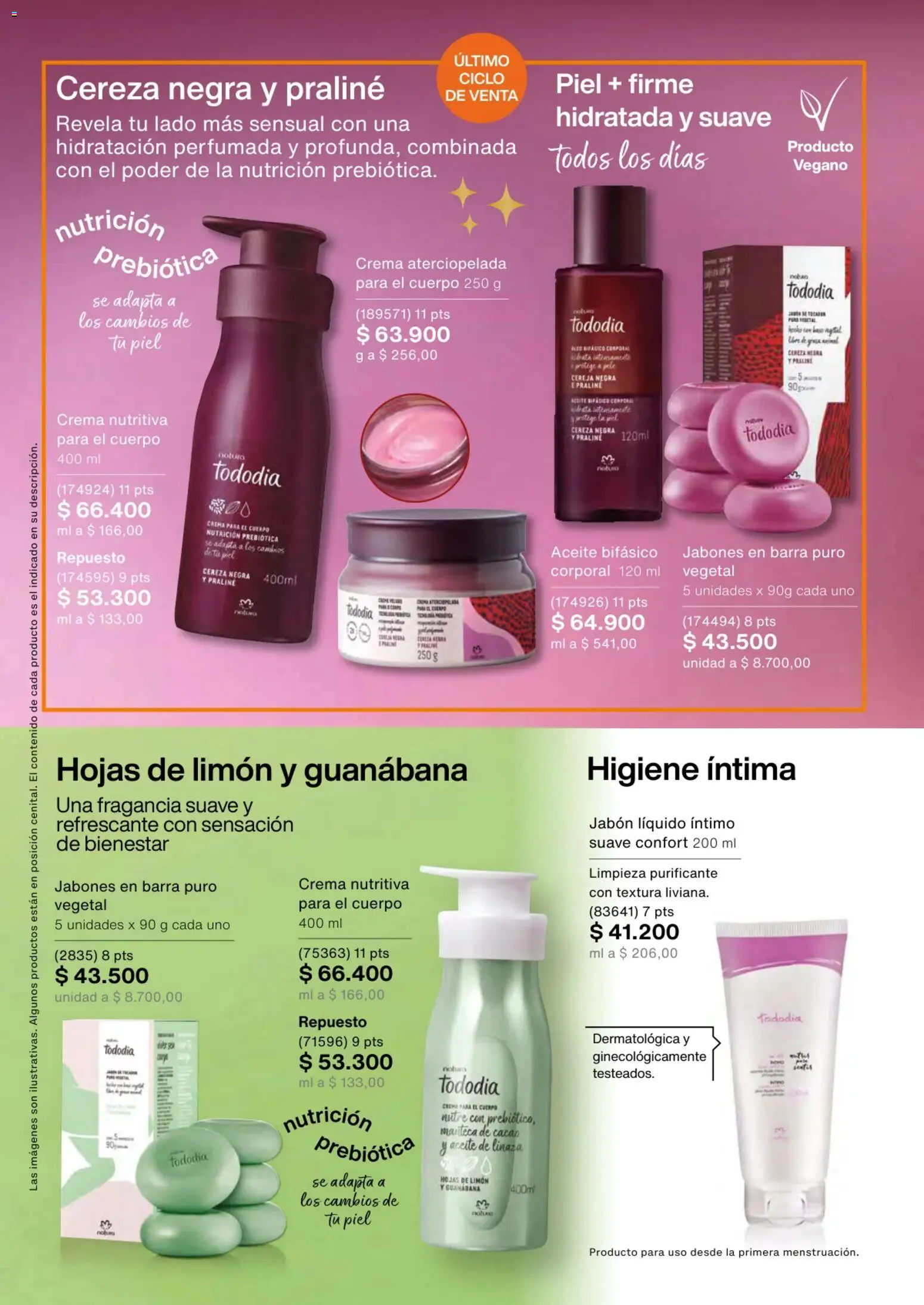 Natura revista - valida desde el 13.11.2025 | Página: 135 | Productos: Crema, Crema para el cuerpo, Manteca, Aceite