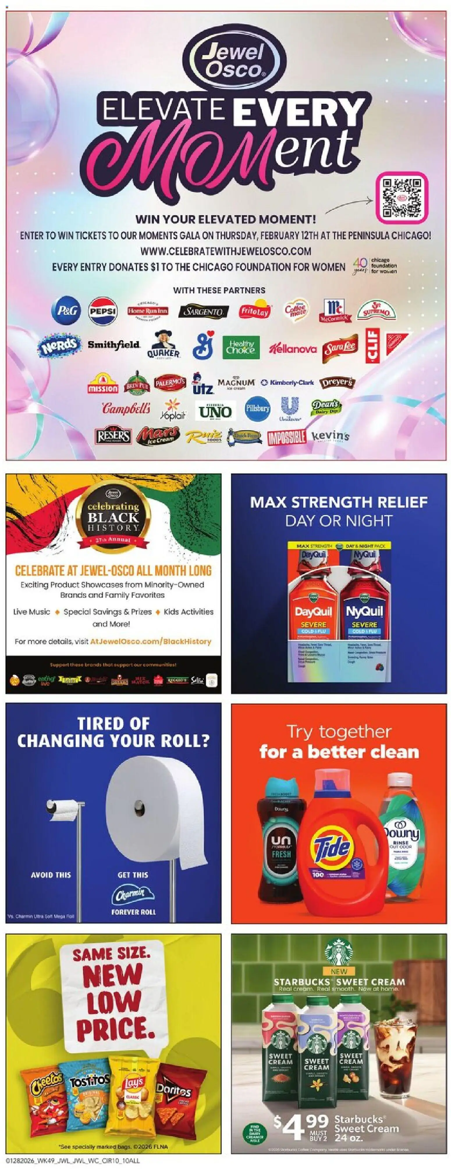 Jewel Osco Weekly Ad - valid from 28.01.2026 | Page: 10 | Products: Foundation, Cream, Ice cream