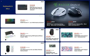 Preview of Canada Computers - Weekly flyer from shop Canada Computers valid from 07.11.2025 | Page: 7 | Products: Mouse, Keyboard