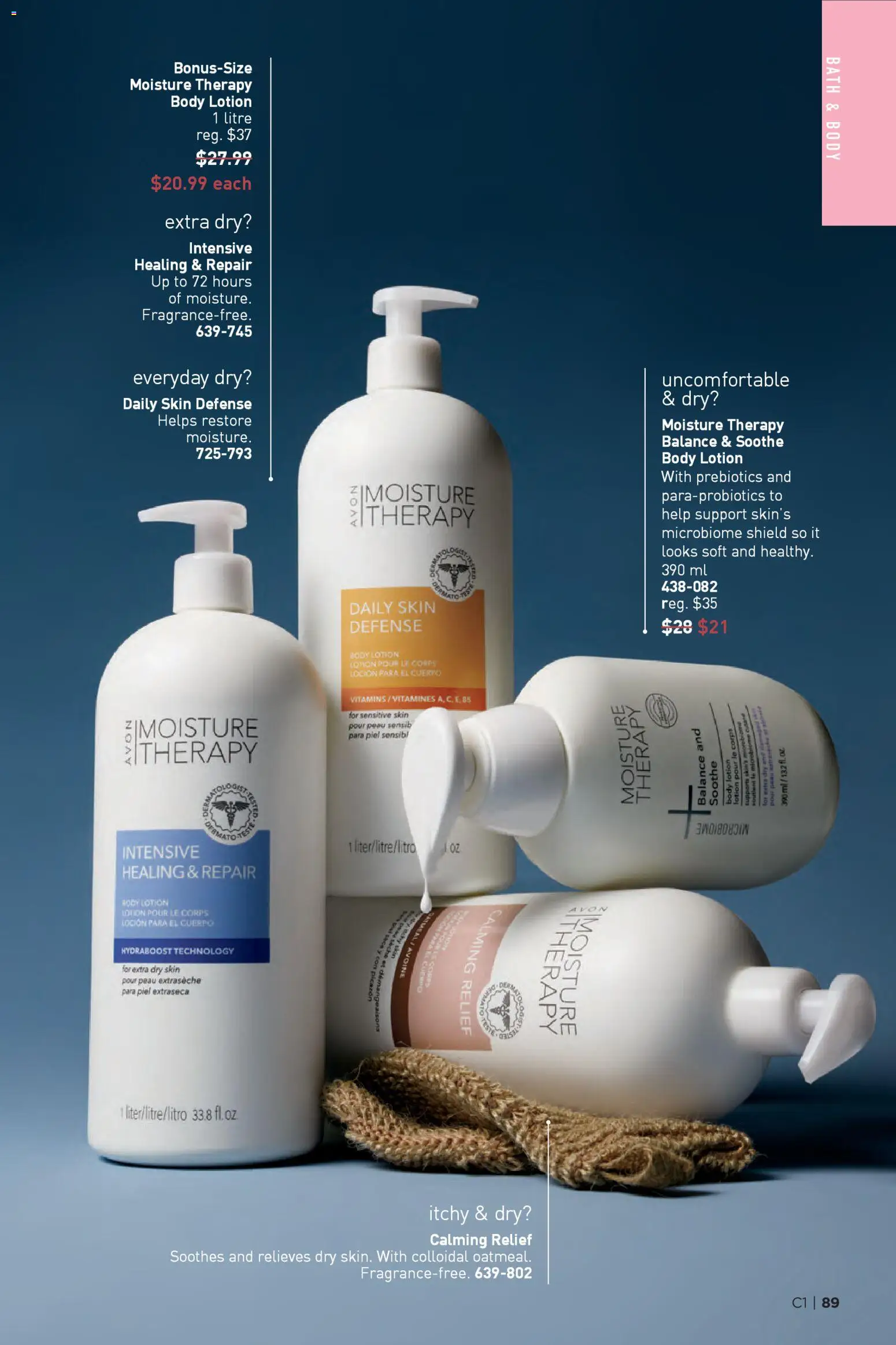 Avon flyer valid from 01.01.2026 | Page: 89 | Products: Body lotion, Bath