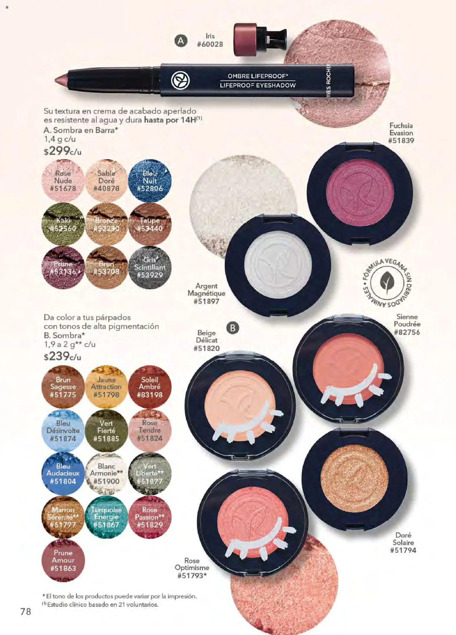 Nuevas ofertas de Yves Rocher válidas en toda la República Mexicana desde el 21.04.2026. ¡Encuentra las mejores ofertas en Yves Rocher campaña 6 2026! | Página: 80 | Productos: Crema, Agua, Sombra