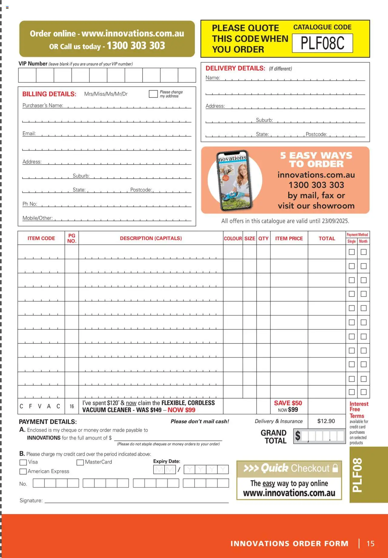 Innovations catalogue - valid from 30.07.2025 | Page: 15 | Products: Cleaner, Date, Fax, Vacuum cleaner