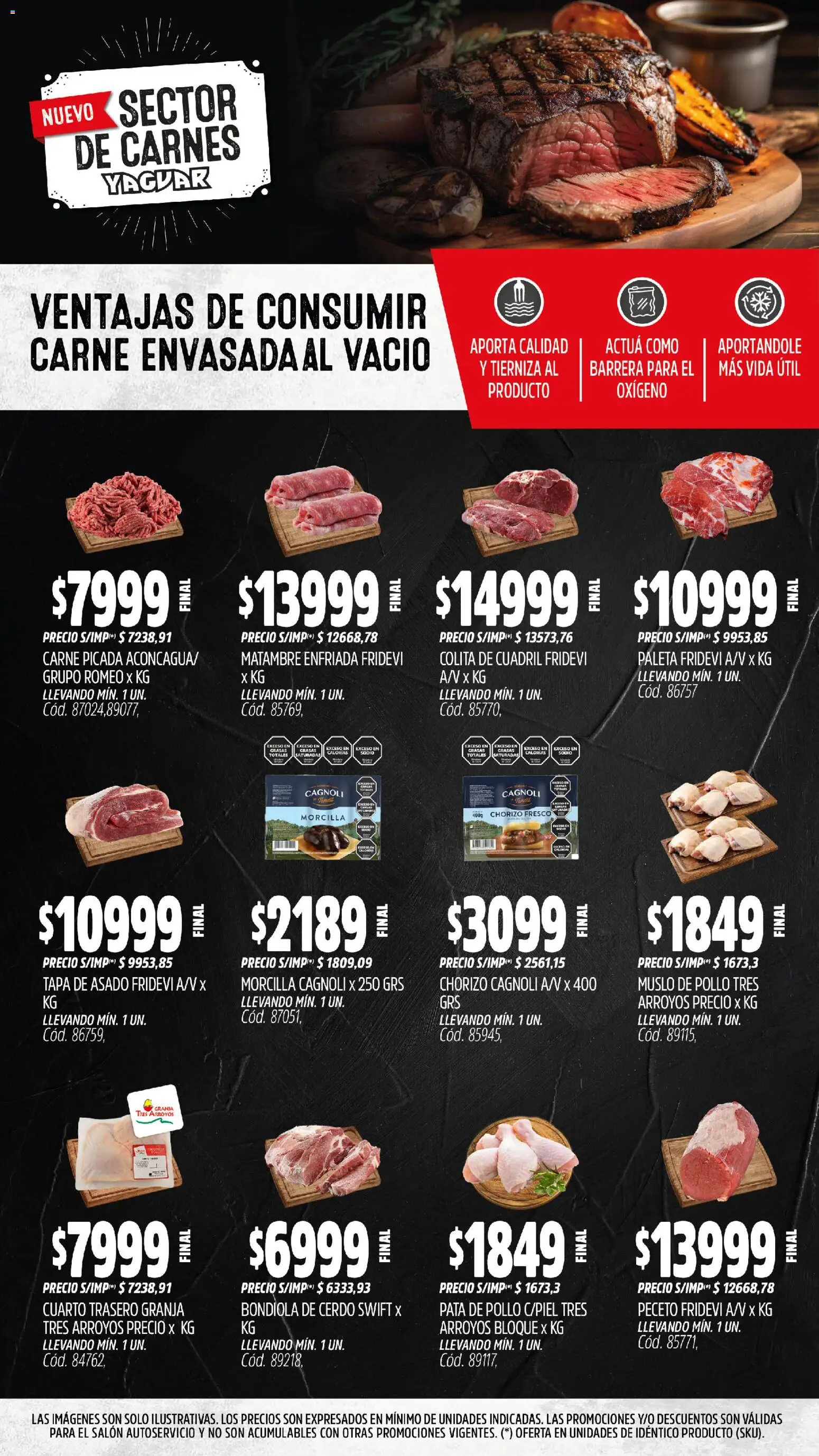 Yaguar - General Roca │ válido desde el 10.11.2025 | Página: 4 | Productos: Pollo, Paleta, Chorizo, Cerdo