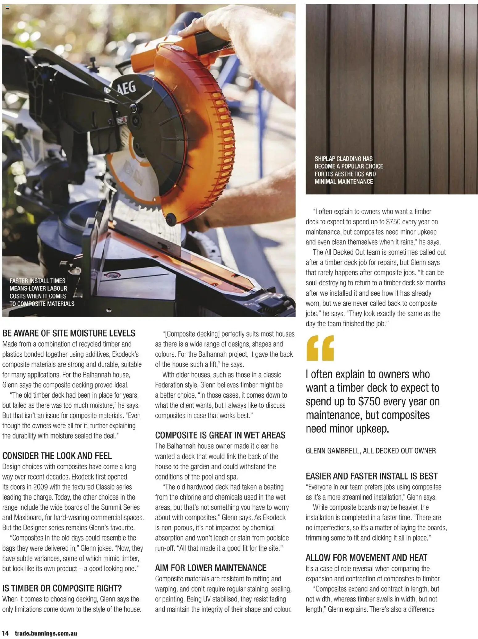 Bunnings Warehouse catalogue - valid from 01.11.2025 | Page: 14 | Products: Decking, Case