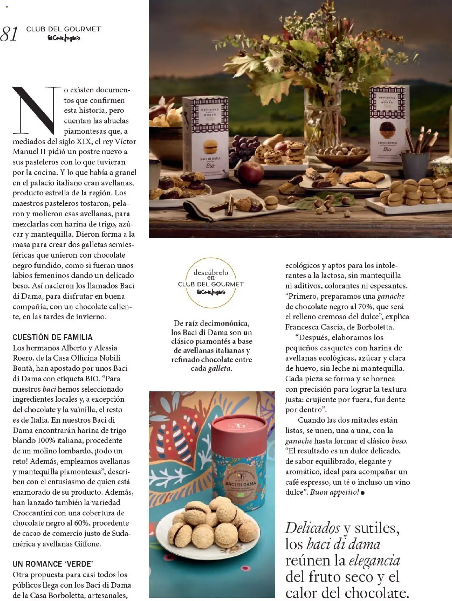 Nuevas ofertas de El Corte Inglés válidas en toda la República Mexicana desde el 11.12.2025. ¡Encuentra las mejores ofertas en El Corte Inglés catálogo Gourmet! | Página: 81 | Productos: Mantequilla, Chocolate, Cacao, Té