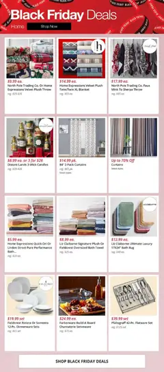 Preview of JCPenney weekly ads valid from 21.11.2025 | Page: 5 | Products: Blanket, Bath
