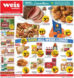 Preview of Weis weekly ads valid from 29.01.2026