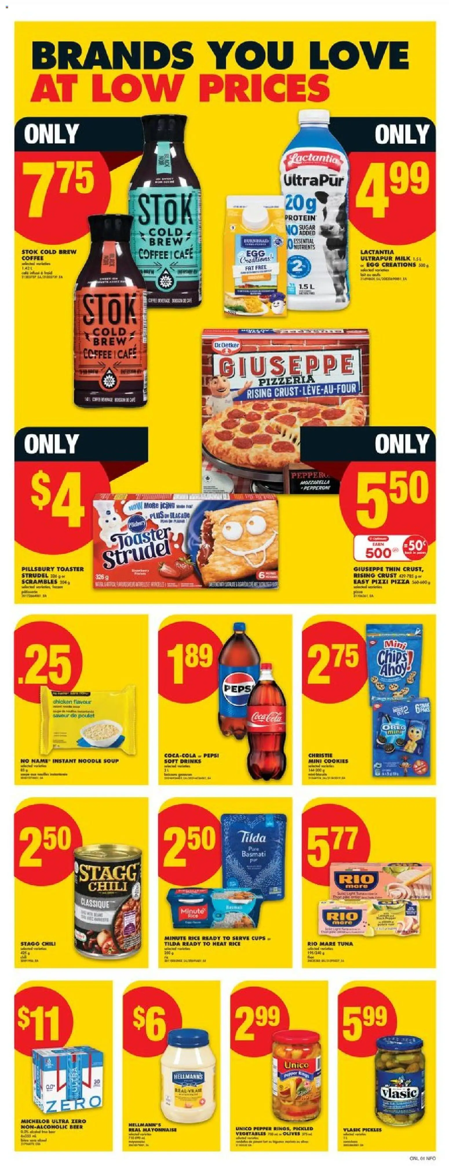 No Frills flyer valid from 22.01.2026 | Page: 8 | Products: Rice, Milk, Beer, Chicken