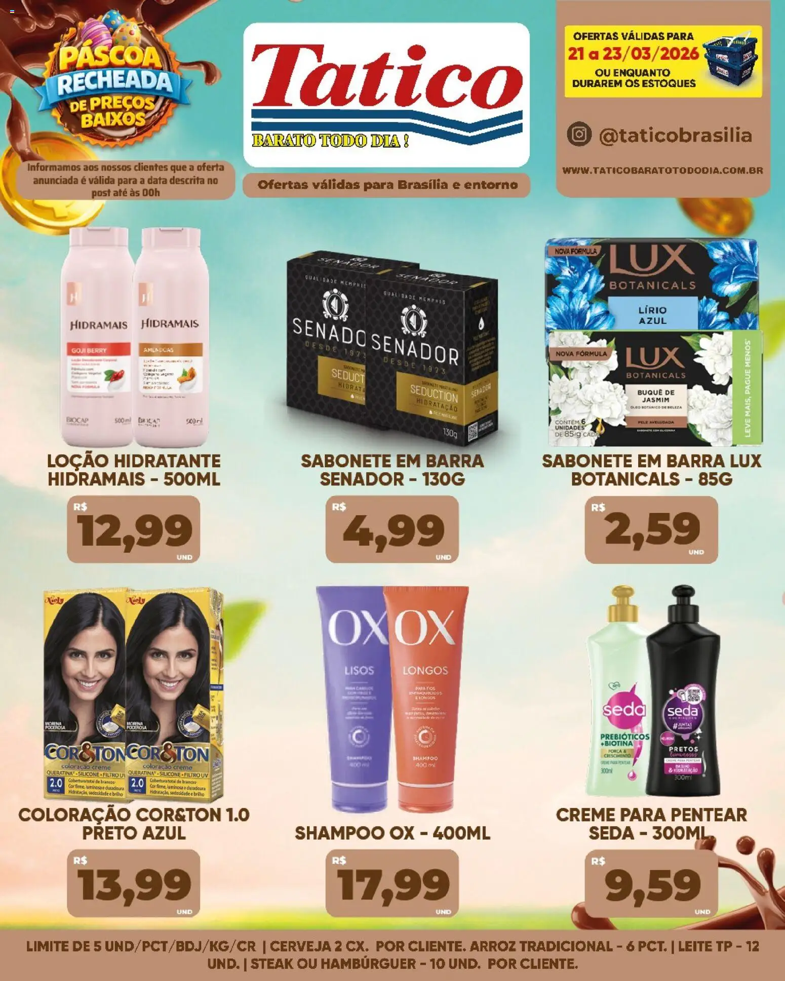 Tatico Folheto - válido de 21.03.2026 | Página: 16 | Produtos: Cerveja, Creme, Sabonete, Amêndoas