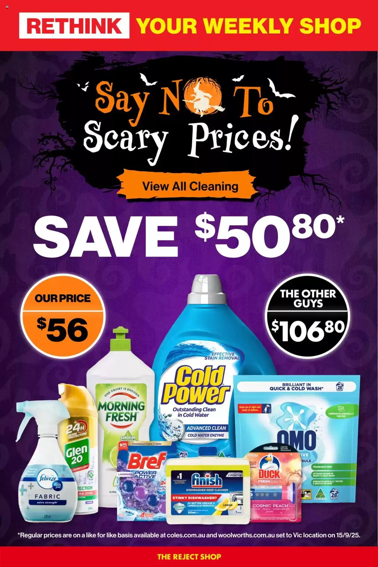 The Reject Shop catalogue - valid from 24.09.2025 | Page: 12 | Products: Cleaner, Duck, Peach, Dishwasher