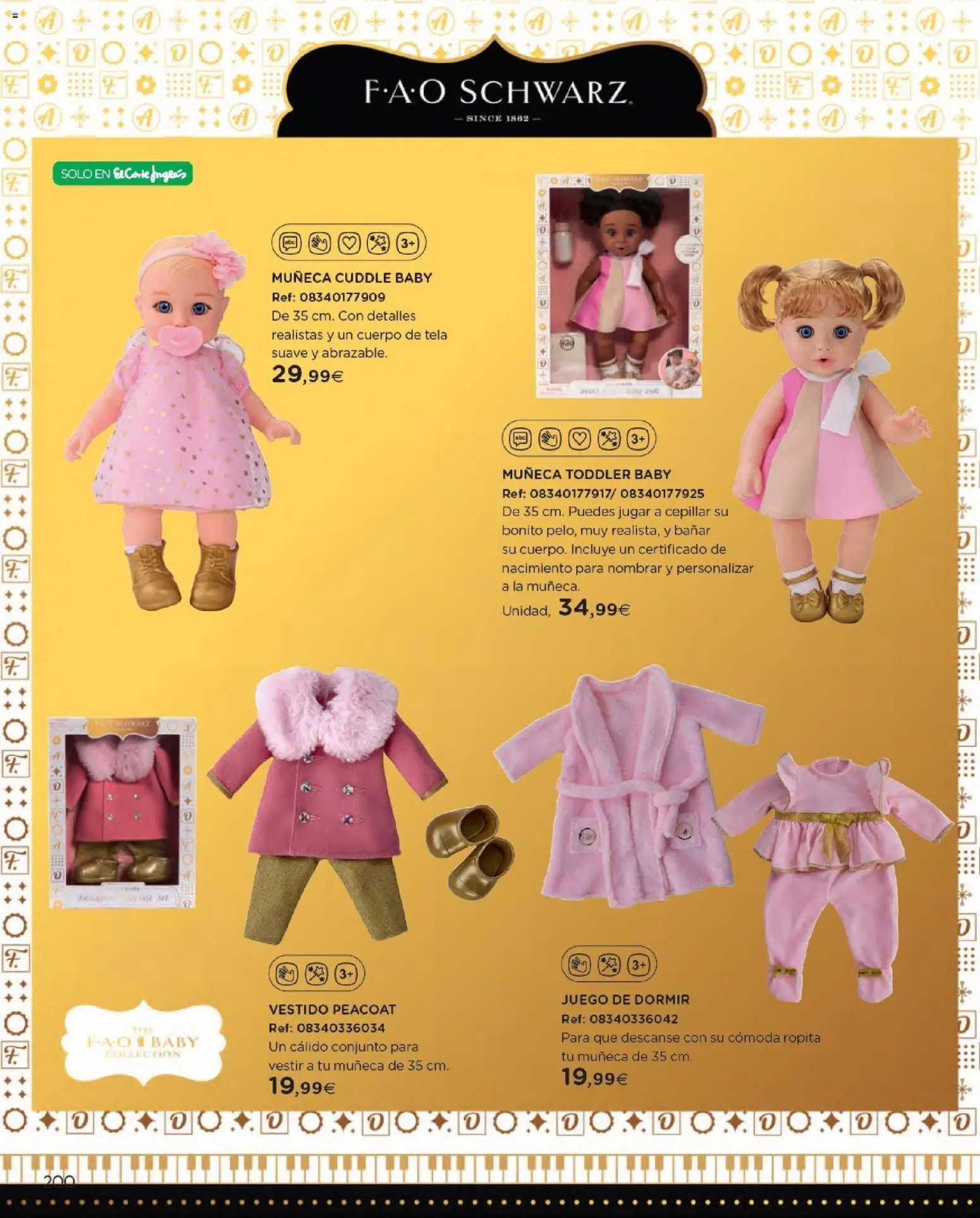 Nuevas ofertas de El Corte Inglés válidas en toda la República Mexicana desde el 27.10.2025. ¡Encuentra las mejores ofertas en El Corte Inglés catálogo Juguetes! | Página: 200 | Productos: Juego, Vestido, Conjunto