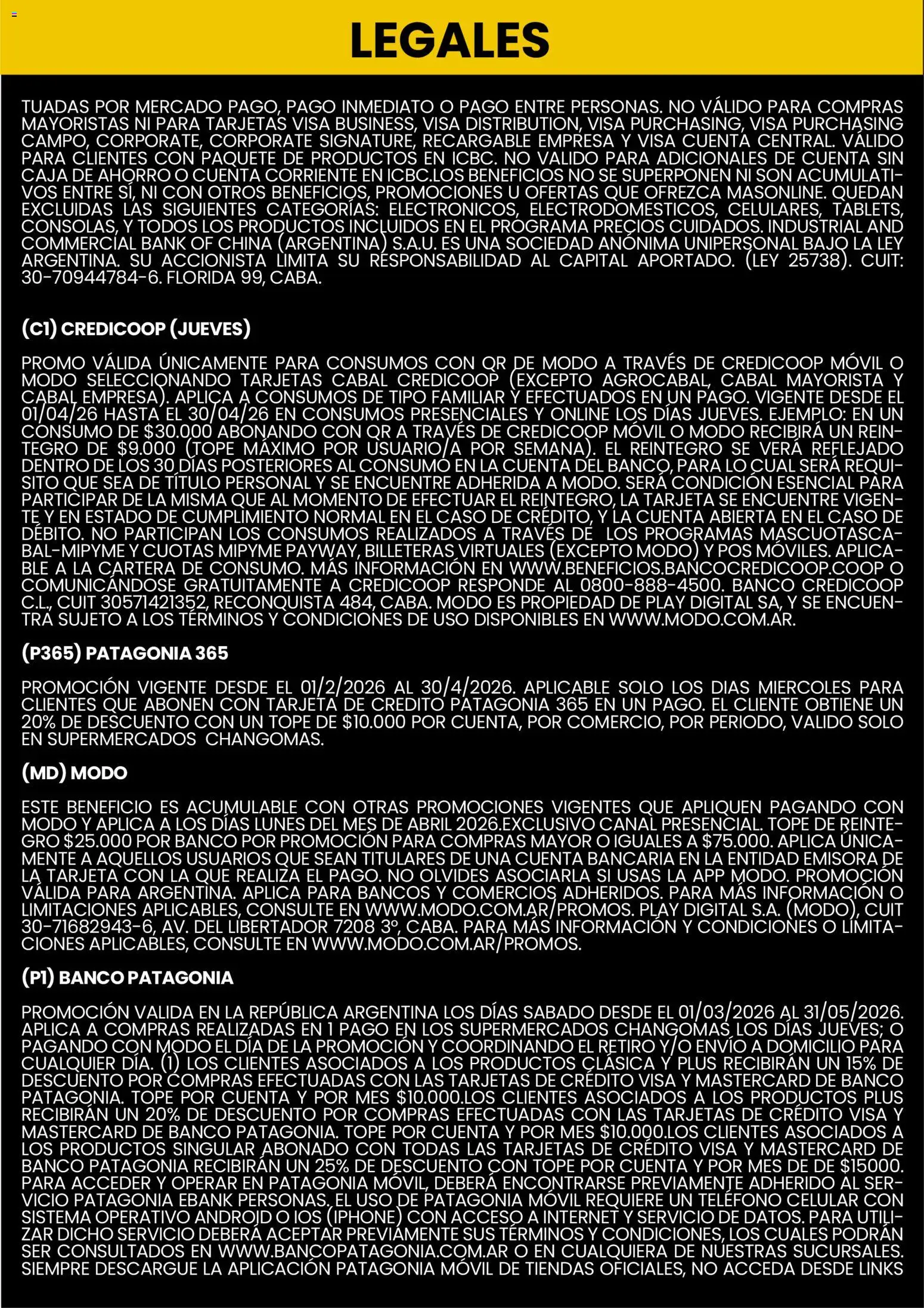 Punto Mayorista Medios de Pago │ válido desde el 01.04.2026 | Página: 8 | Productos: Movil, Teléfono, Cartera, Caja