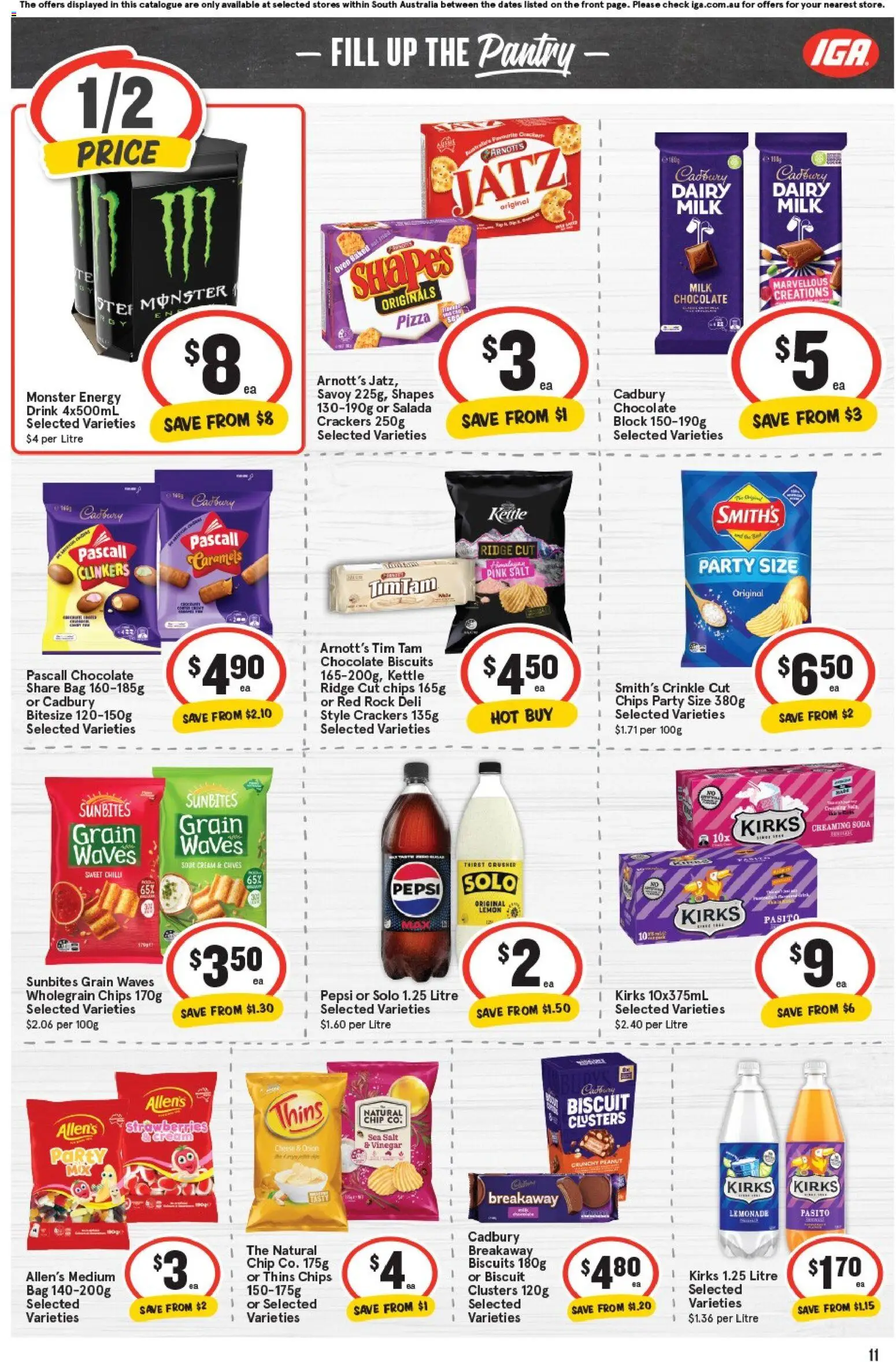 IGA catalogue - valid from 29.10.2025 | Page: 7 | Products: Strawberries, Cream, Biscuits, Vinegar
