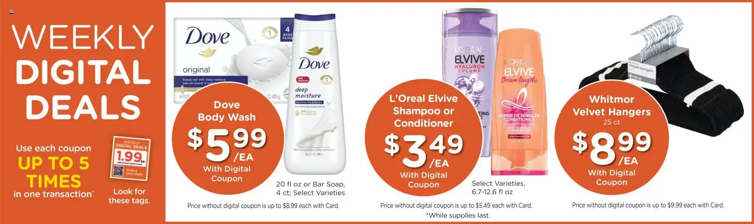 King Soopers Weekly Ad - valid from 07.01.2026 | Page: 3 | Products: Shampoo, Conditioner, Body Wash