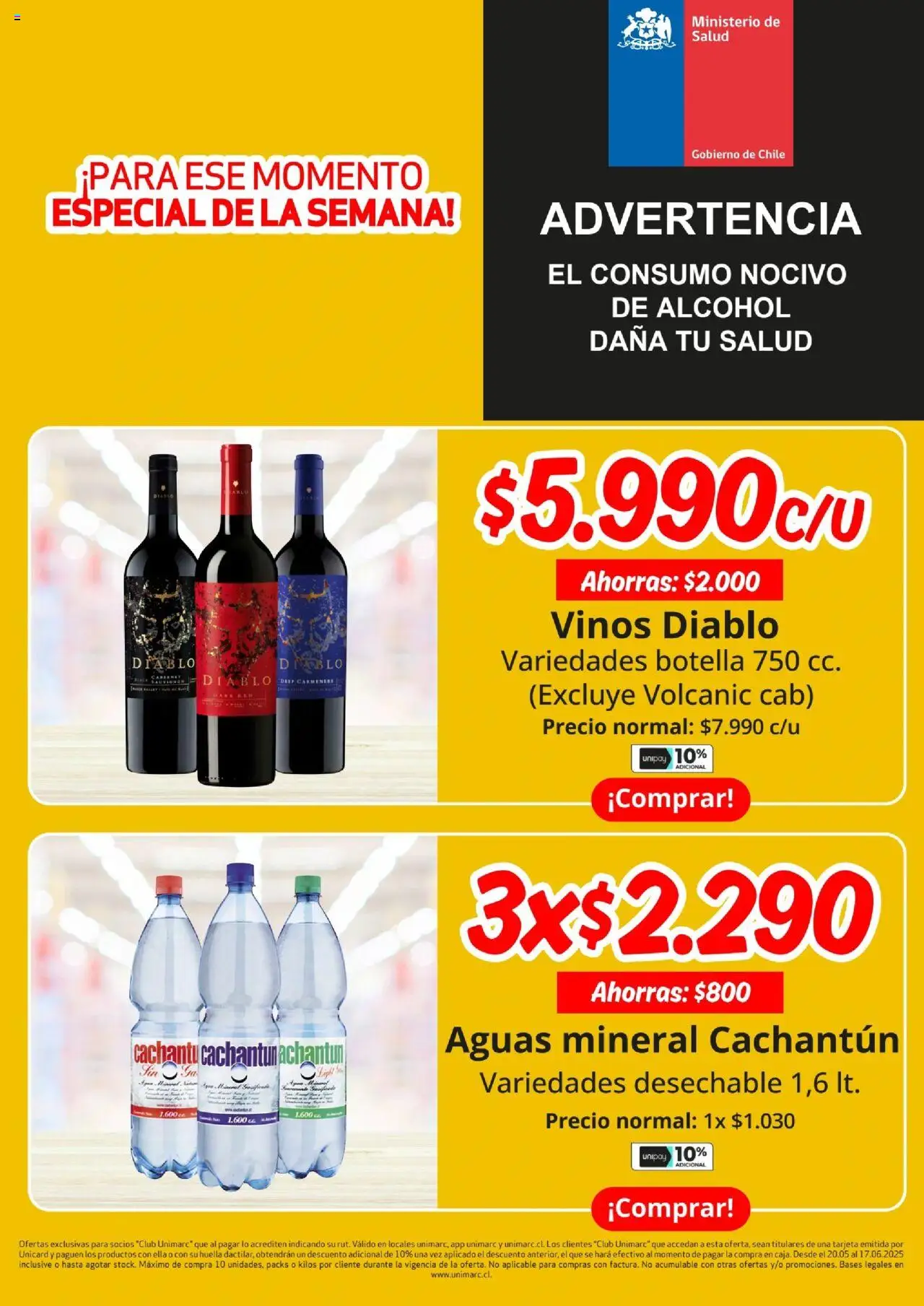 Unimarc Ofertas │ válido desde el 30.05.2025 | Página: 11 | Productos: Botella