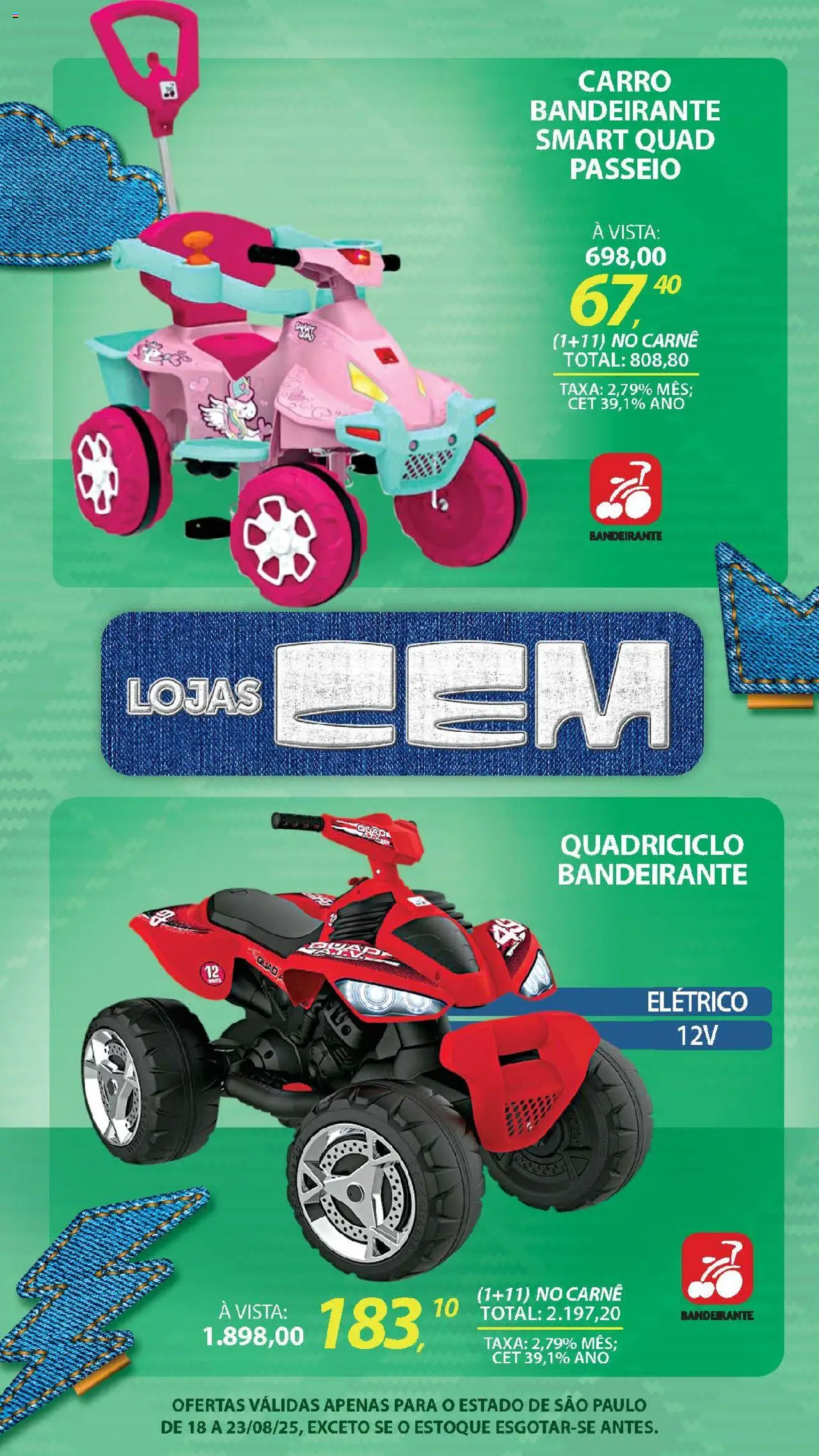 Lojas Cem Folheto - válido de 18.08.2025 | Página: 54 | Produtos: Carne