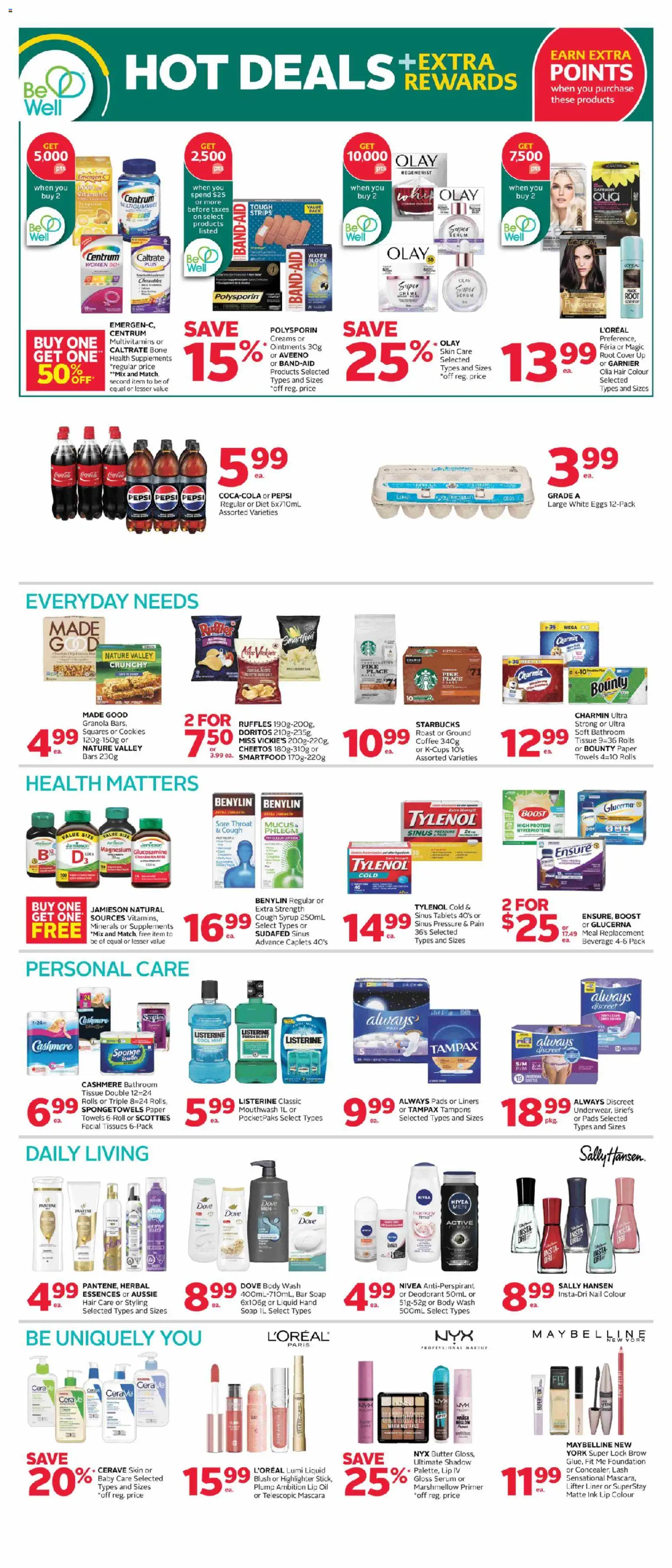 Rexall flyer valid from 09.01.2026 | Page: 2 | Products: Cookies, Highlighter, Deodorant, Eggs