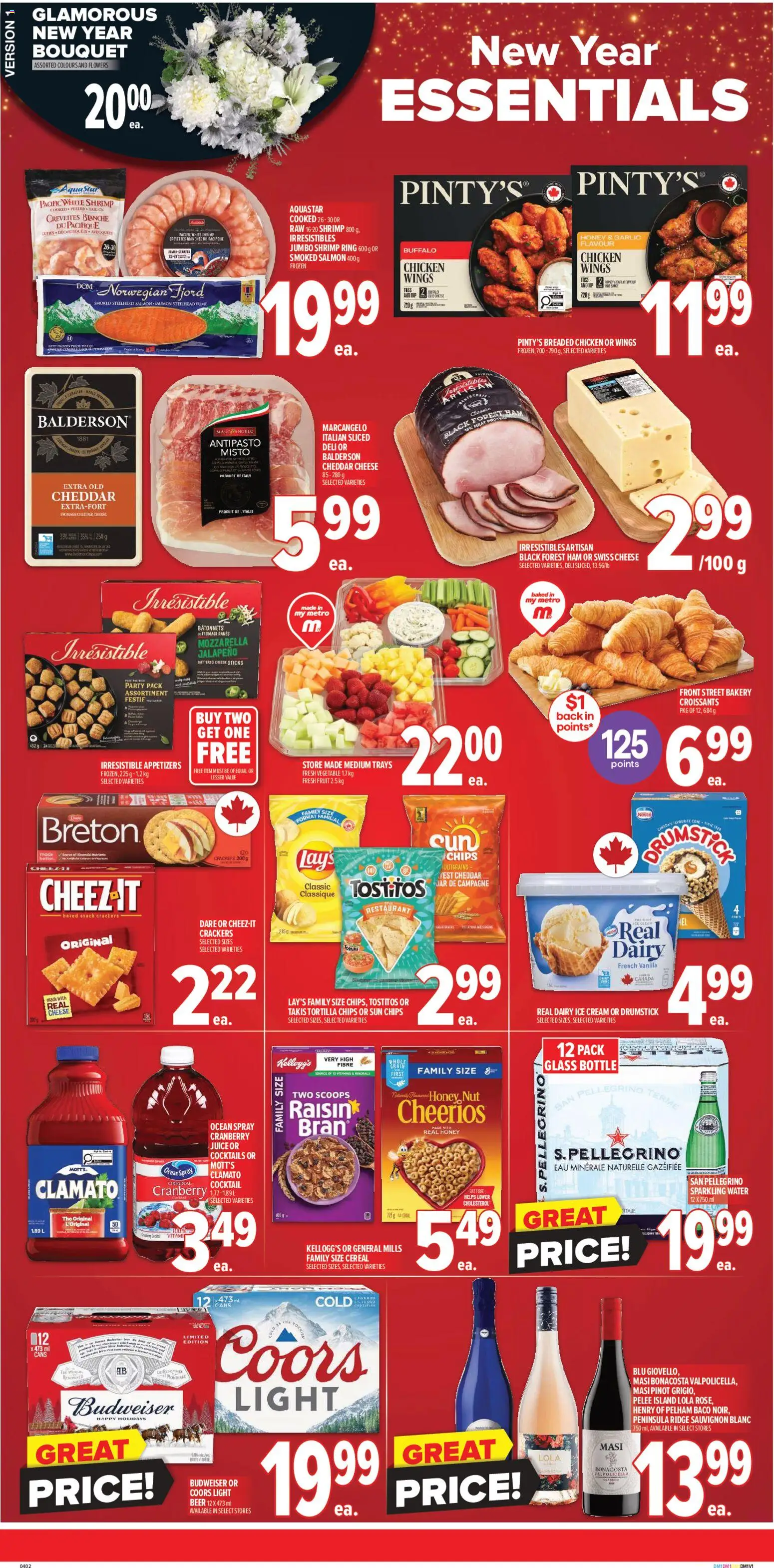 Metro flyer valid from 25.12.2025 | Page: 2 | Products: Cream, Ridge, Cheese, Beer