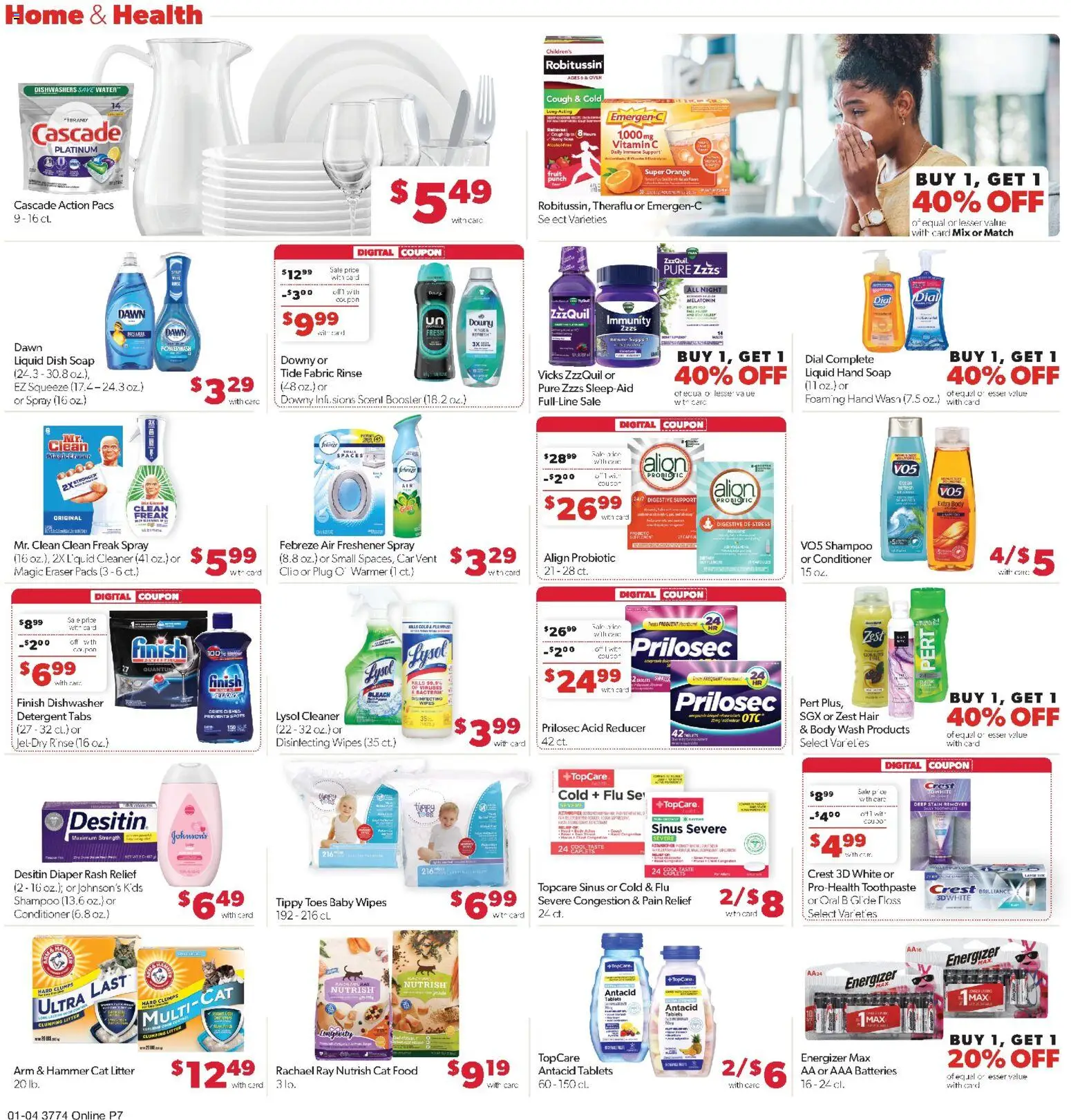 Family Fare Weekly Ad - valid from 04.01.2026 | Page: 11 | Products: Cat Litter, Hammer, Detergent, Water
