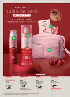 O Boticário - Ciclo 03/2026 - Pré-Visualização do folheto da loja O Boticário, válido de 09.02.2026 | Página: 4 | Produtos: Cereja, Fragrância, Necessaire, Body