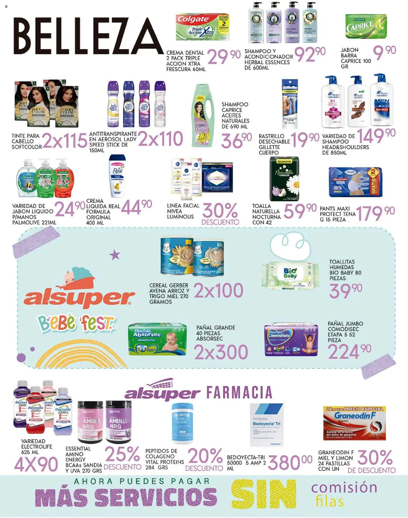 Nuevas ofertas de Alsuper válidas en toda la República Mexicana desde el 28.10.2025. ¡Encuentra las mejores ofertas en Alsuper folleto Chihuahua-Estado! | Página: 4 | Productos: Avena, Rastrillo, Arroz, Pants