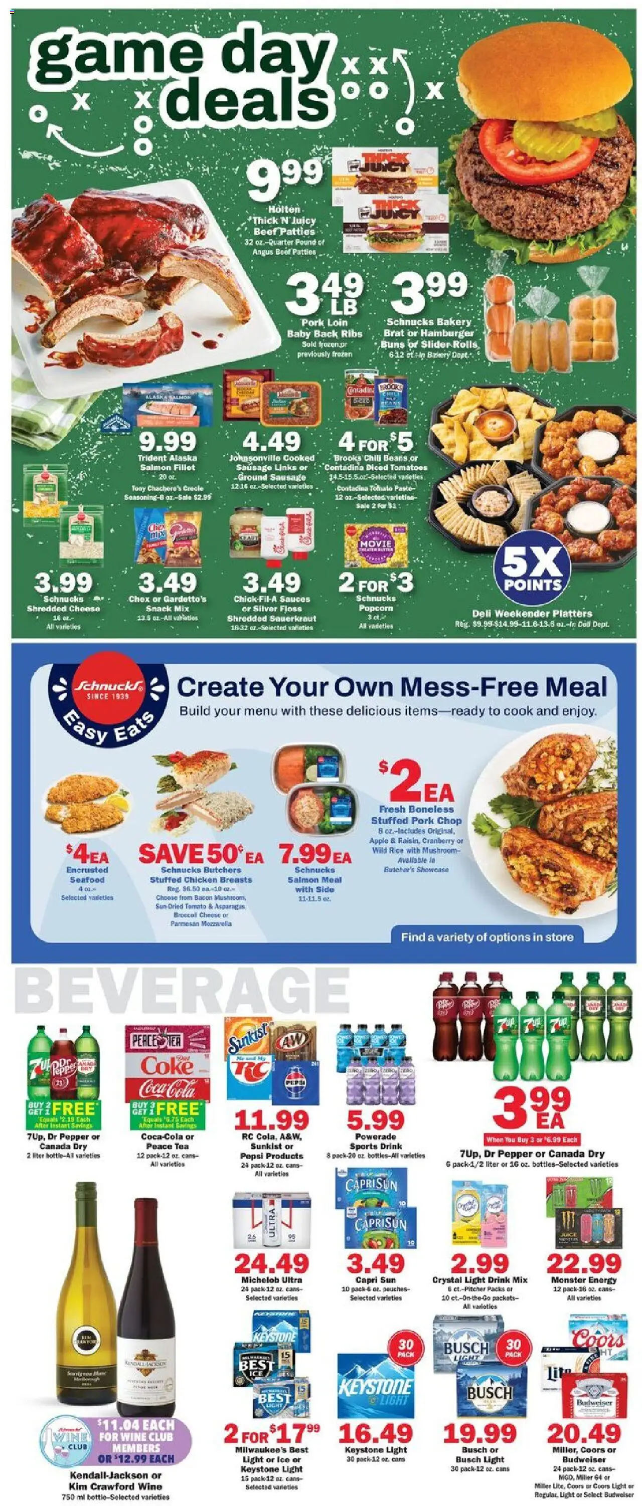 Schnucks Weekly Print Ad - IL - valid from 15.10.2025 | Page: 3 | Products: Cheese, Tomatoes, Rice, Sausage