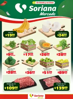 Vista previa de Soriana Fin de Semana Mercado: Ver, Tab, Chis, Camp, Yuc y Q. Roo, nuevo folleto de la tienda, válido en México a partir del 24.04.2026