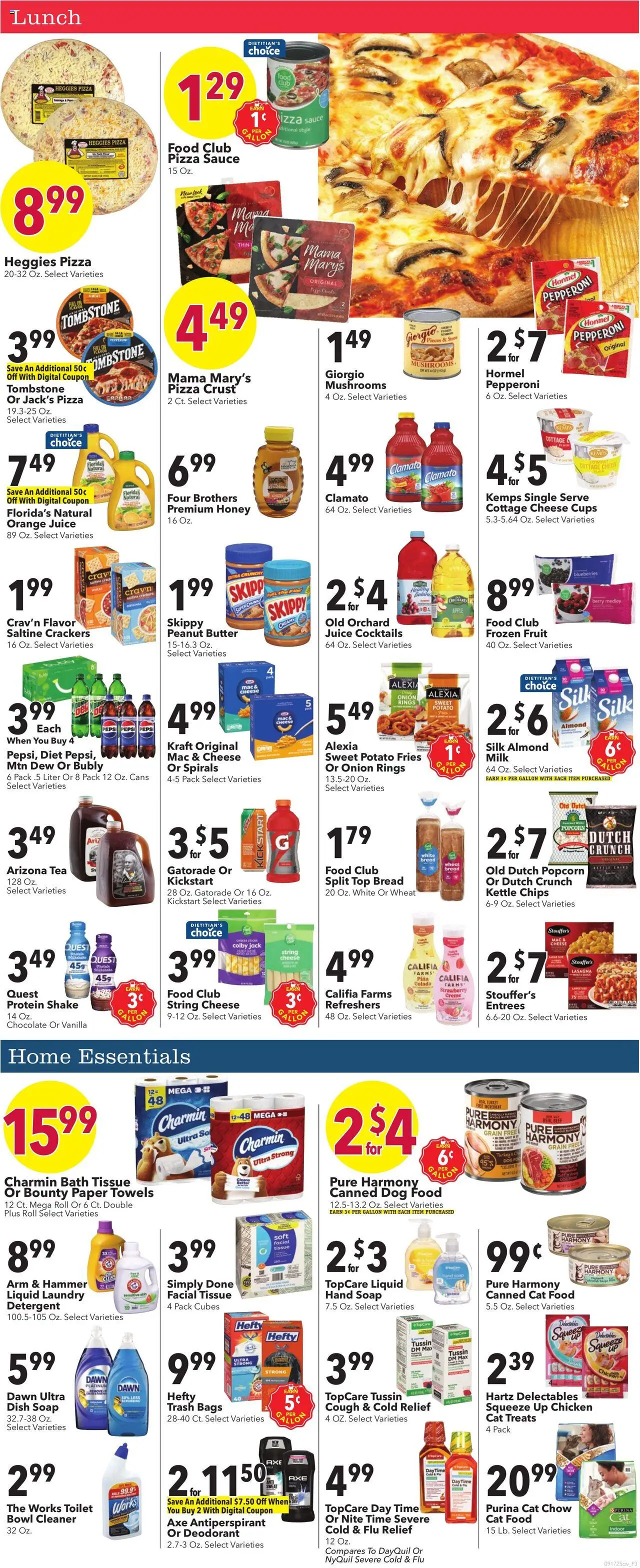 Cash Wise Weekly Ad - valid from 17.09.2025 | Page: 3 | Products: Hammer, Milk, Detergent, Blueberries